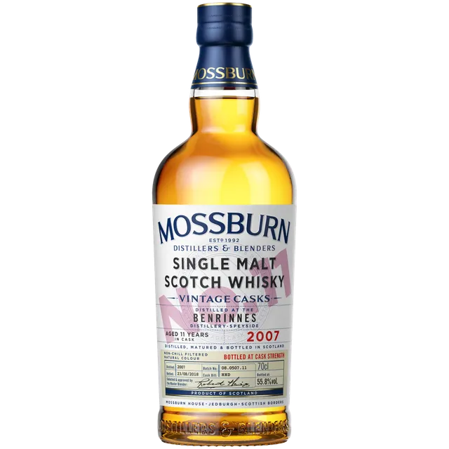 Mossburn No.11 Benrinnes 2007 Single Malt Whisky Sherry