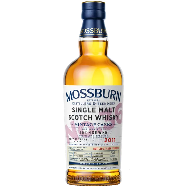 Mossburn Vintage Casks No. 36 Inchgower 2011 Whisky Sauternes Finish