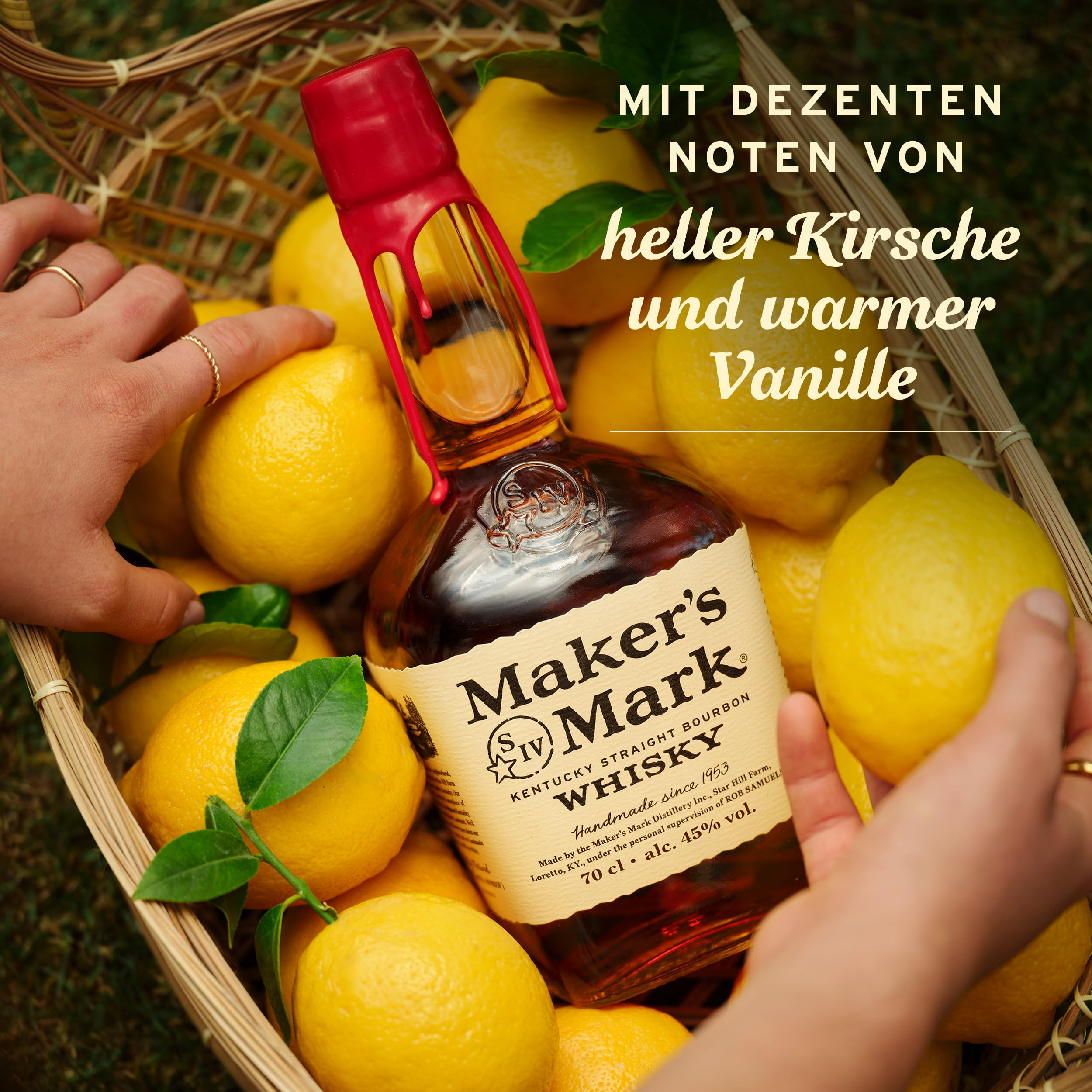 Maker's Mark Kentucky Straight Bourbon Whisky 0,7l mild