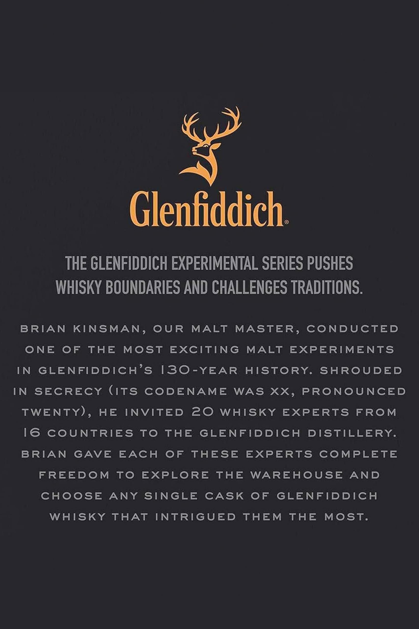Glenfiddich Experimental Project XX No.2 Single Malt Whisky 0,7l 47% Fass