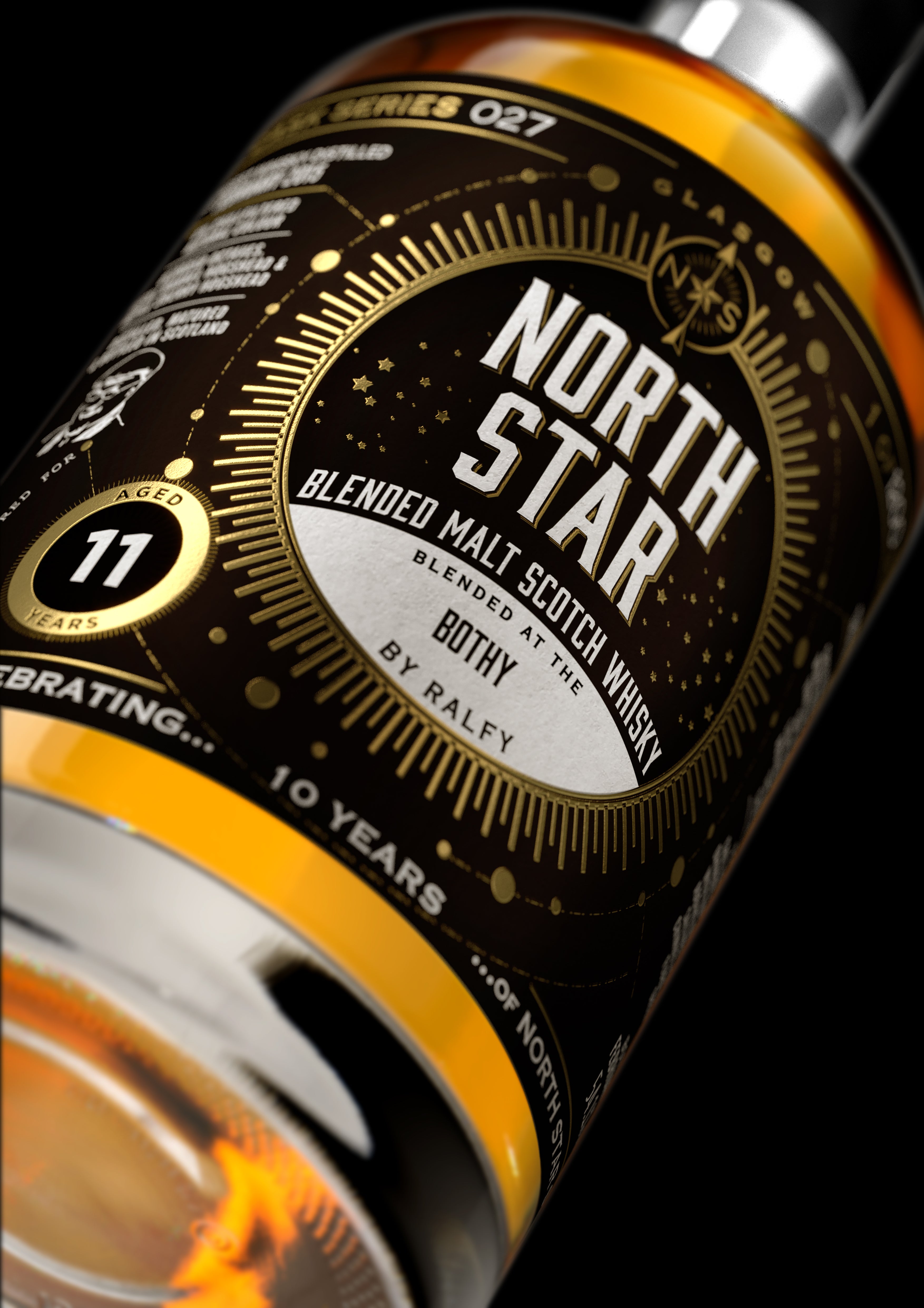 North Star Ralfy 11 Jahre Blended Malt Whisky 5-Fässer-Blend