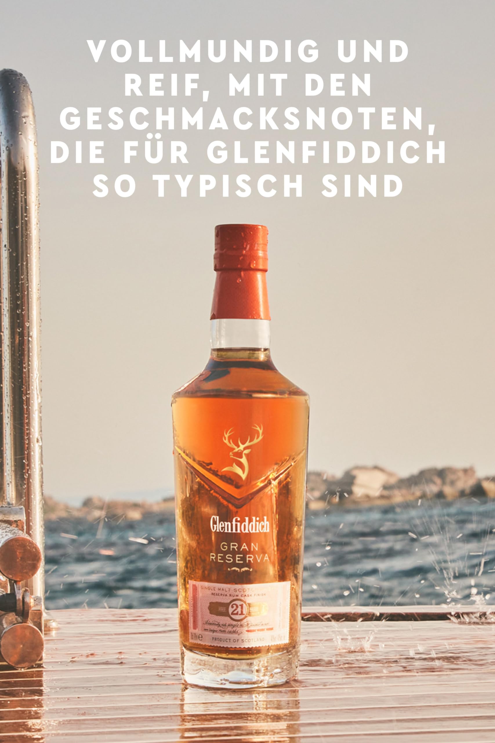 Glenfiddich Gran Reserva 21 Jahre Single Malt Whisky 0,7l Rumfass