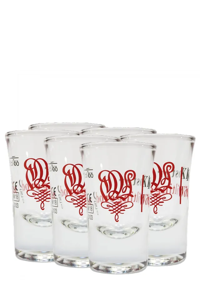 Wöltingerode Pinnchen Shotglas 2cl 6er Pack Glas