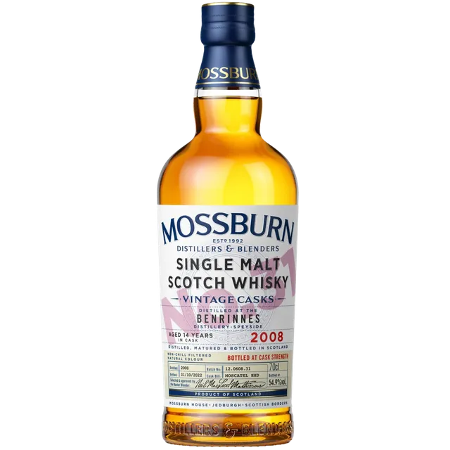 Mossburn Vintage Casks No.31 Benrinnes 2008 Whisky Moscatel