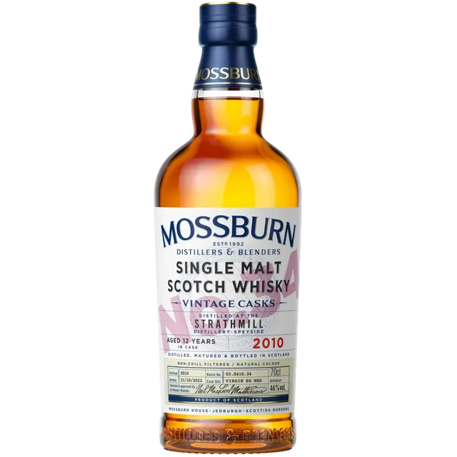 Mossburn Vintage Casks No.34 Strathmill 2010 Whisky floral