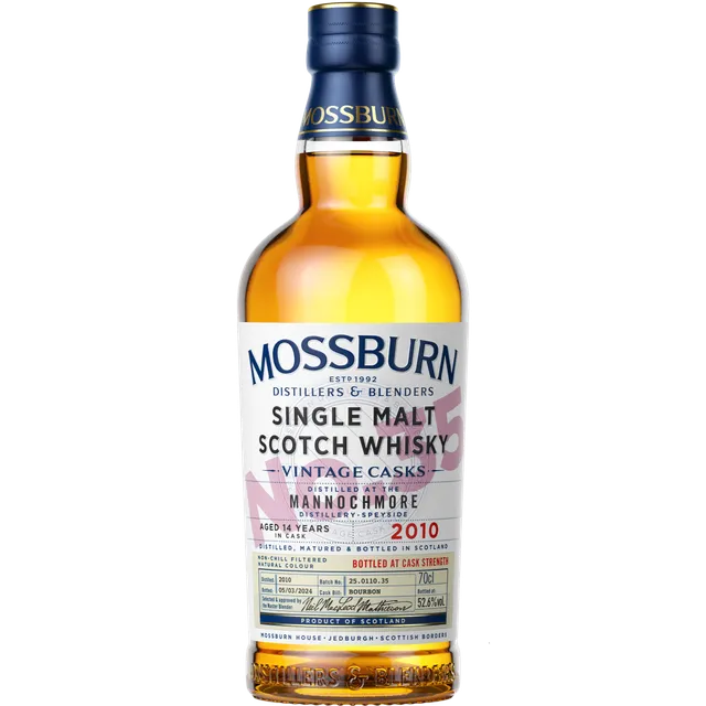 Mossburn Vintage Casks No.35 Mannochmore Whisky Bourbon