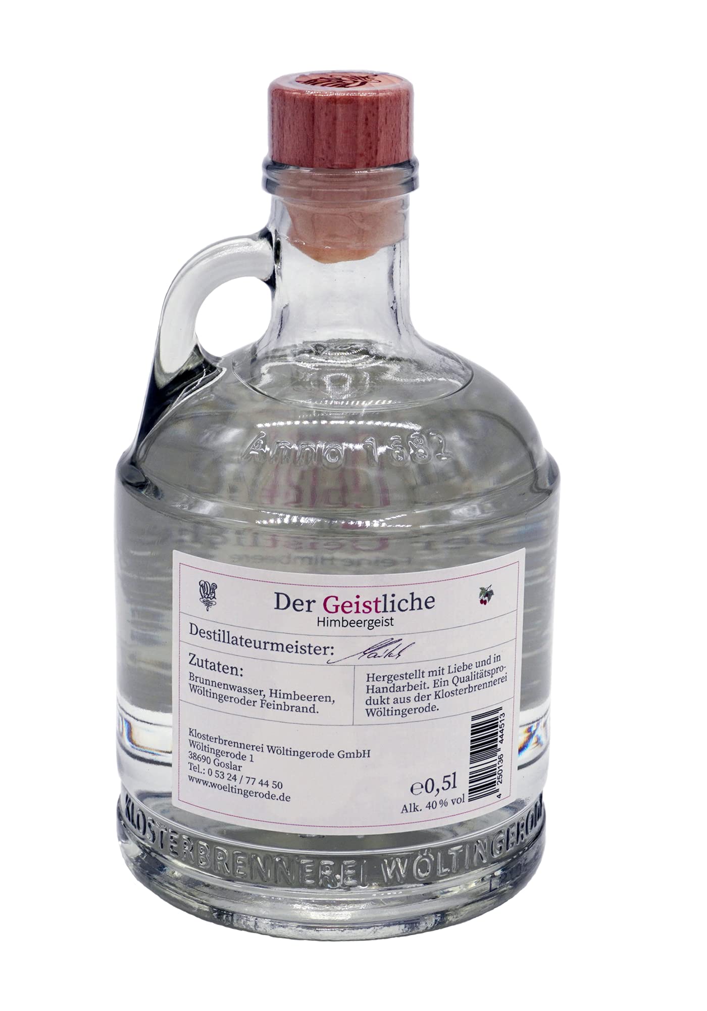 Wöltingerode Der Geistliche Feine Himbeere Himbeergeist Holzkiste
