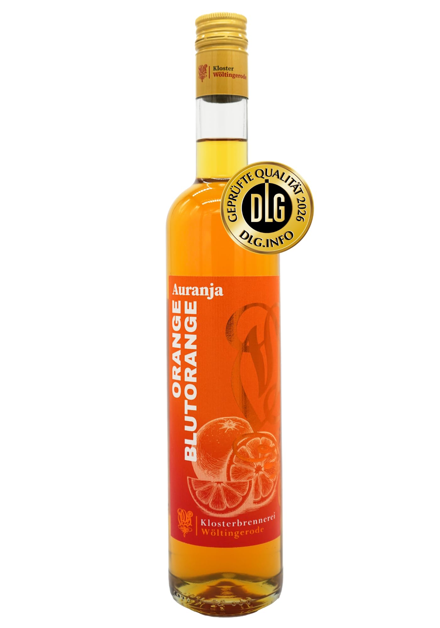 Auranja Orange Blutorange Likör 0,5l Zitrus
