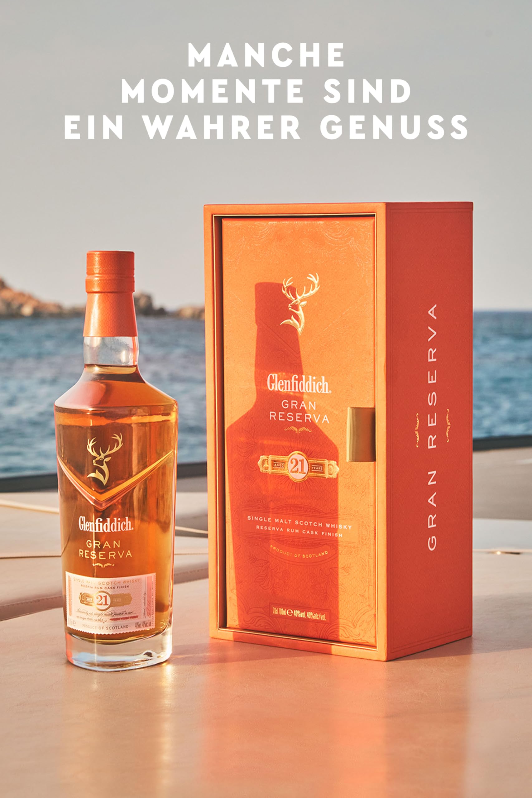 Glenfiddich Gran Reserva 21 Jahre Single Malt Whisky 0,7l Rumfass