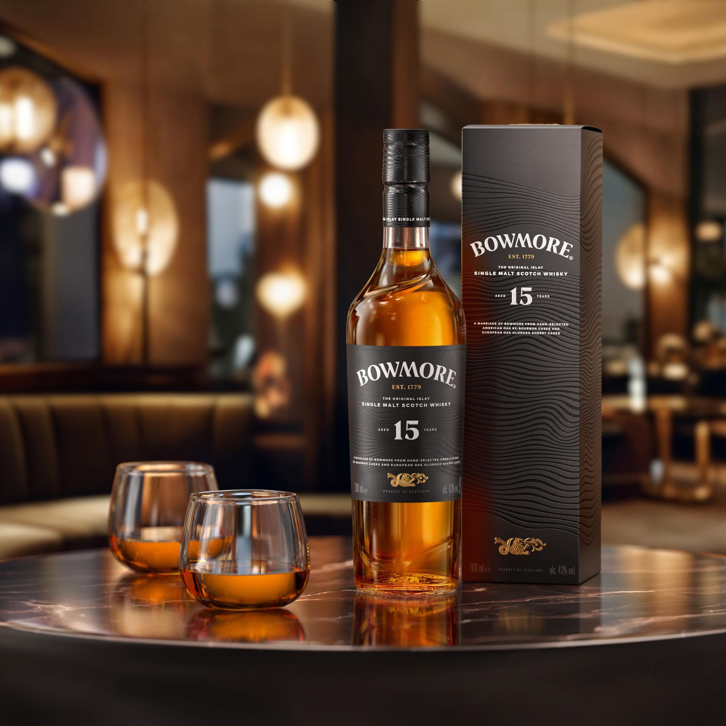Bowmore 15 Jahre Islay Single Malt Whisky 0,7l Sherry