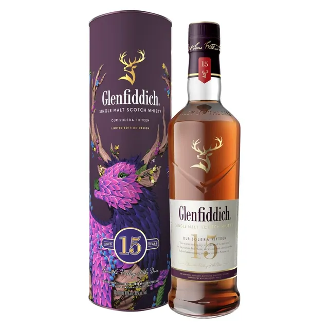 Glenfiddich 15 Jahre Single Malt Whisky 0,7l Limited Edition Solera