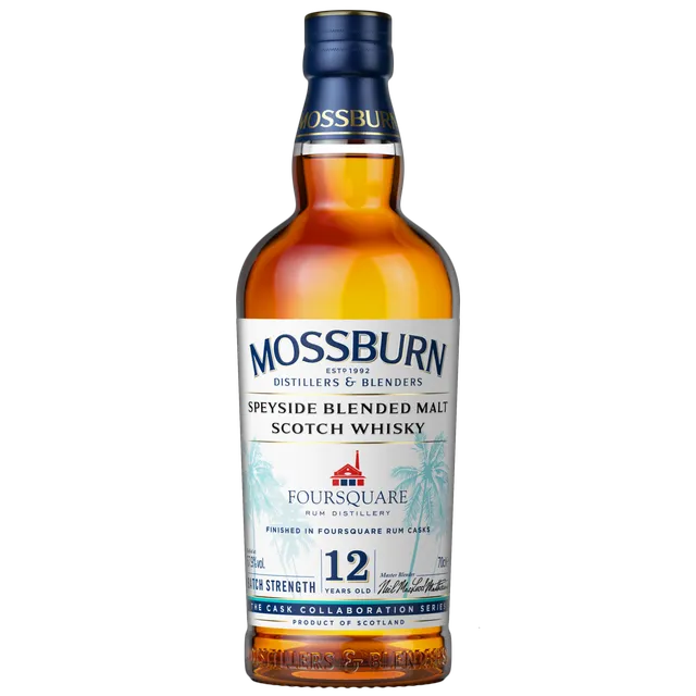 Mossburn Cask Collaboration Foursquare Rum Finish Whisky 12J