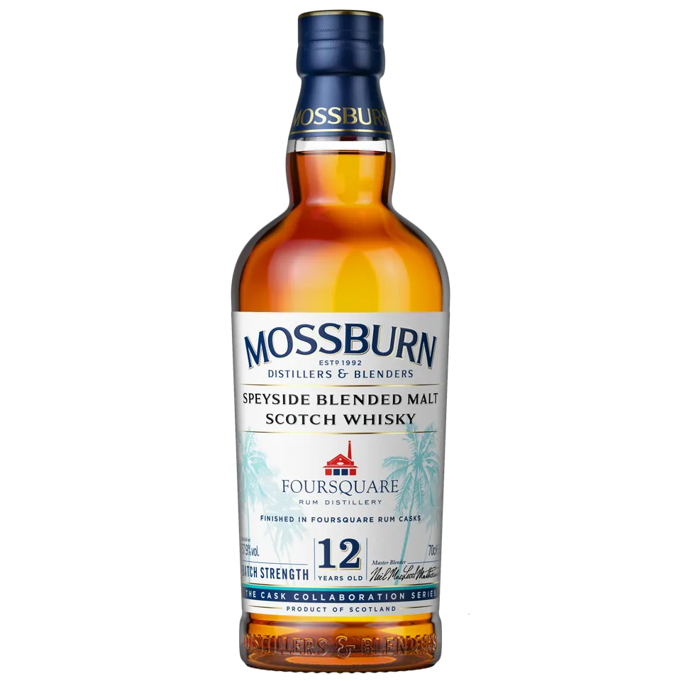 Mossburn Cask Collaboration Foursquare Rum Finish Whisky 12J