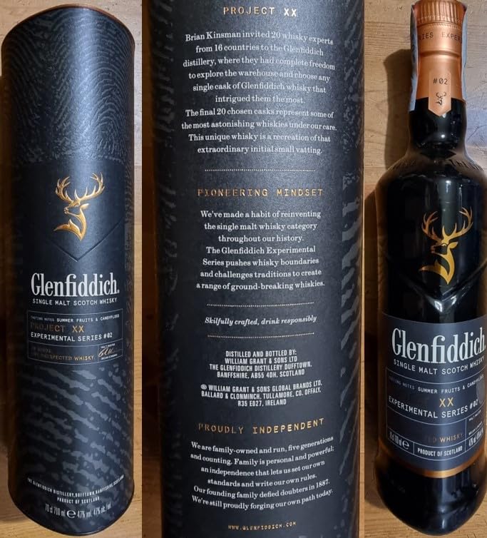 Glenfiddich Experimental Project XX No.2 Single Malt Whisky 0,7l 47% Fass
