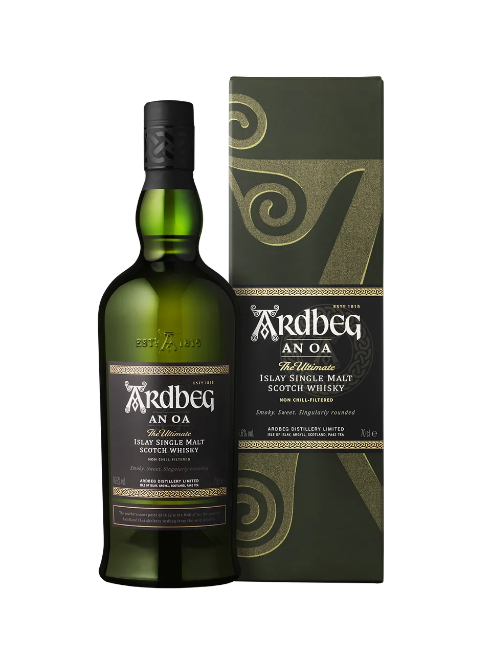 Ardbeg An Oa Single Malt Whisky 0,7l rund