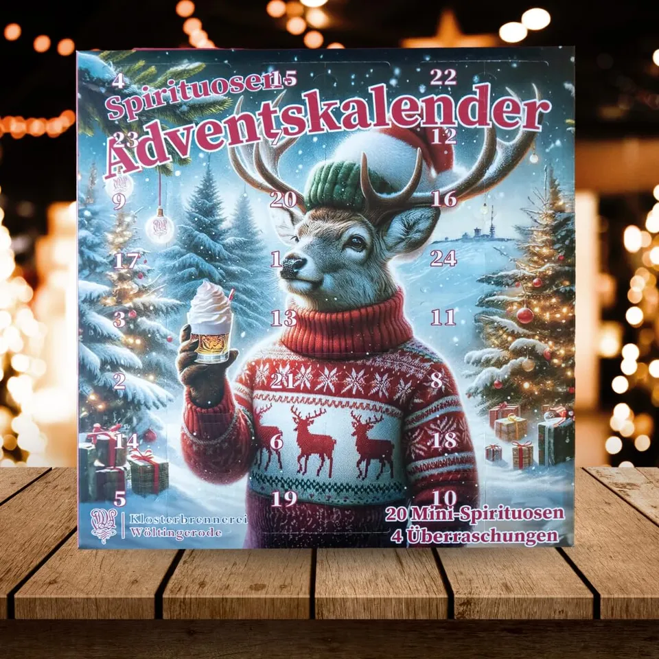 Klosterbrennerei Wöltingerode Spirituosen Adventskalender 24 Türchen Likörset