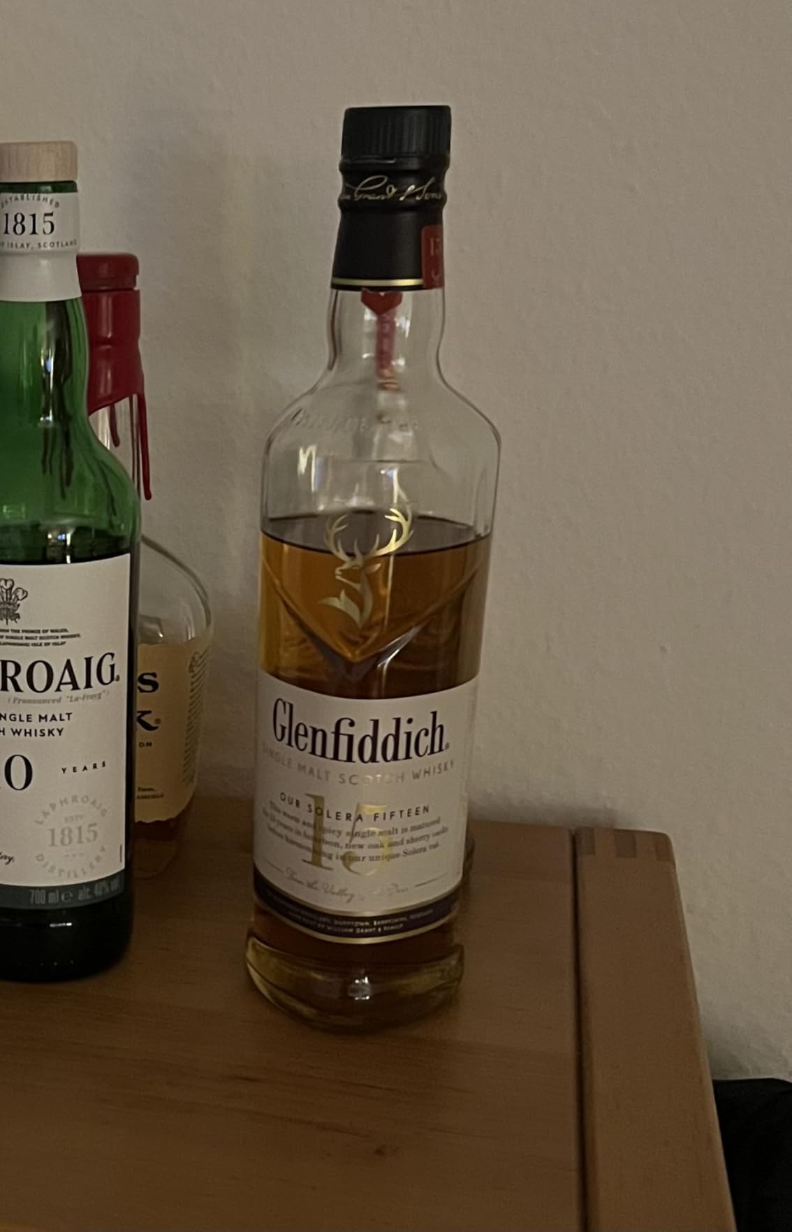 Glenfiddich 15 Jahre Solera Whisky 0,7l Geschenkbox honig