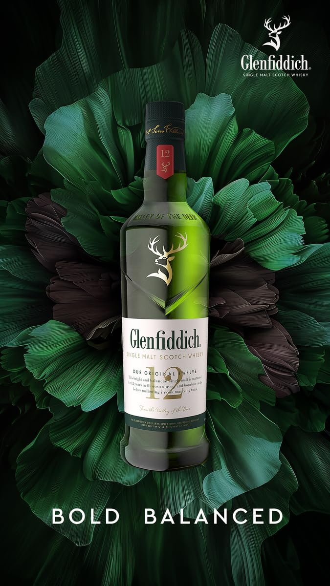 Glenfiddich 12 Jahre Single Malt Whisky Geschenkset 0,75l Birne