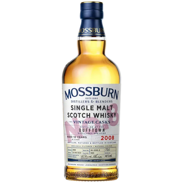 Mossburn No.8 Dufftown 2008 Single Malt Whisky mild