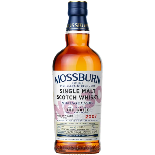 Mossburn No.30 Auchroisk 2007 Whisky Bordeaux-Finish