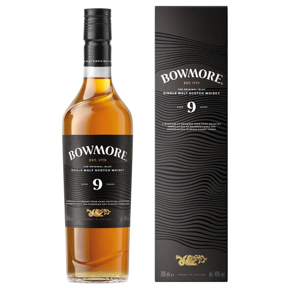 Bowmore 9 Jahre Islay Single Malt Whisky 0,7l Torfrauch