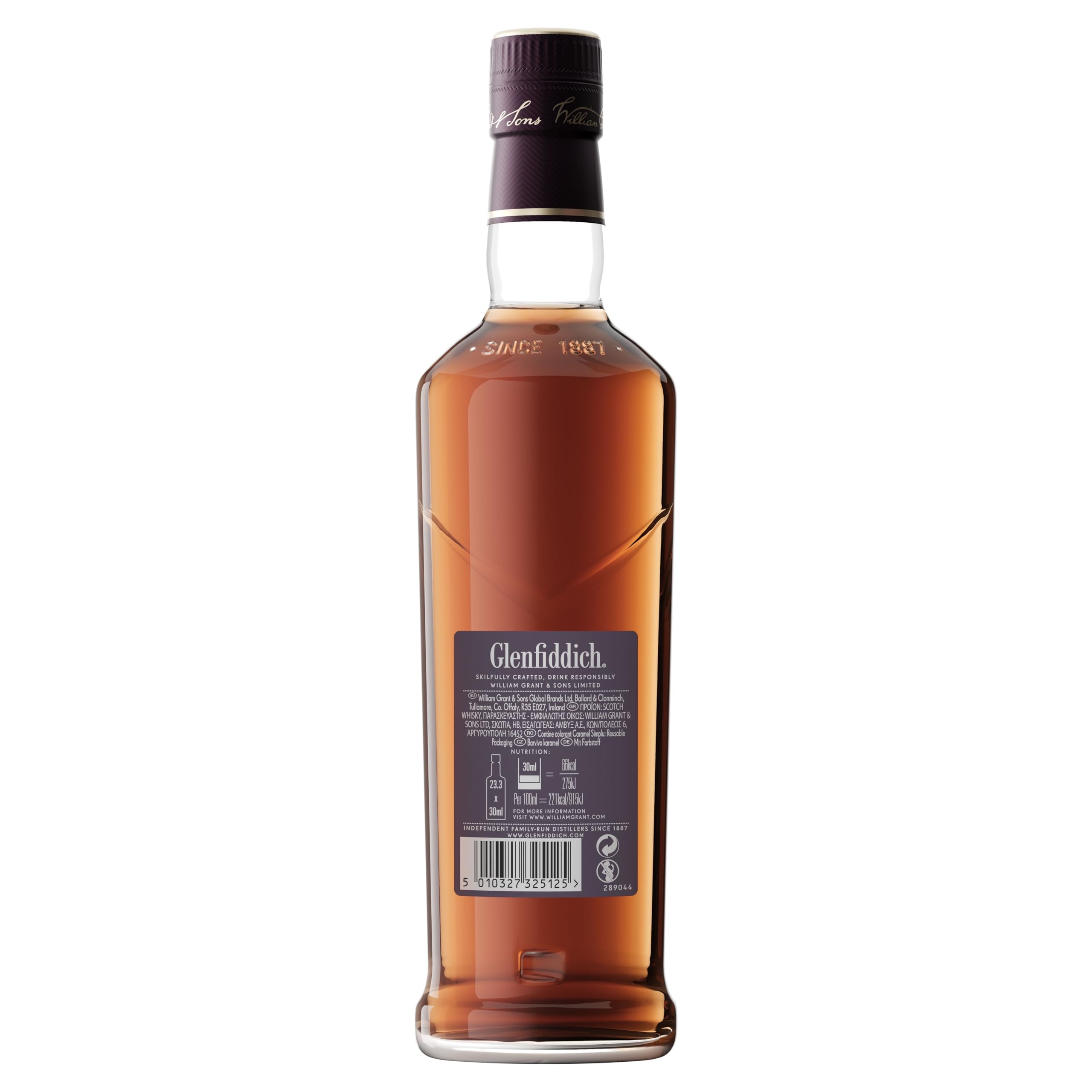 Glenfiddich 15 Jahre Single Malt Whisky 0,7l Limited Edition Solera