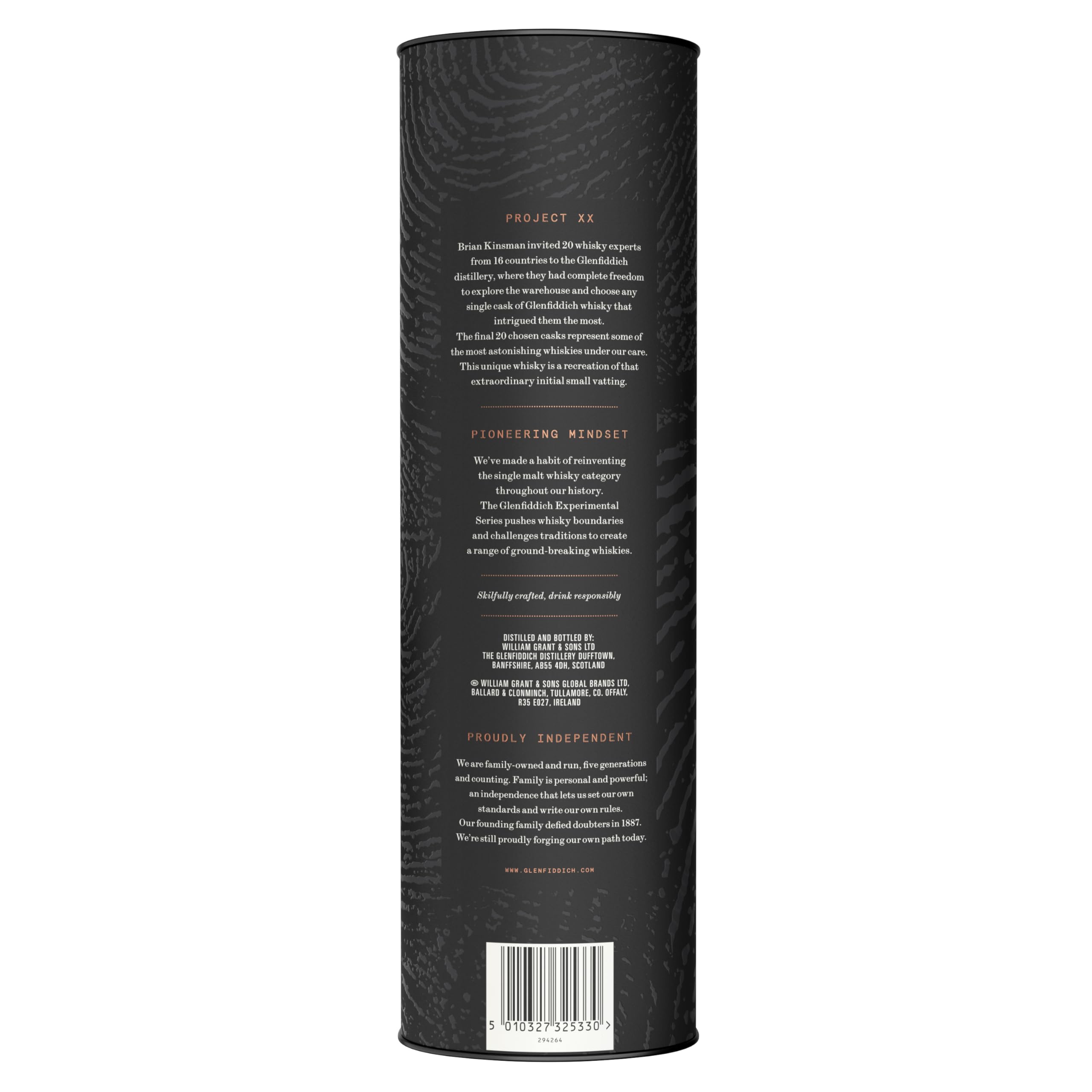 Glenfiddich Experimental Project XX No.2 Single Malt Whisky 0,7l 47% Fass