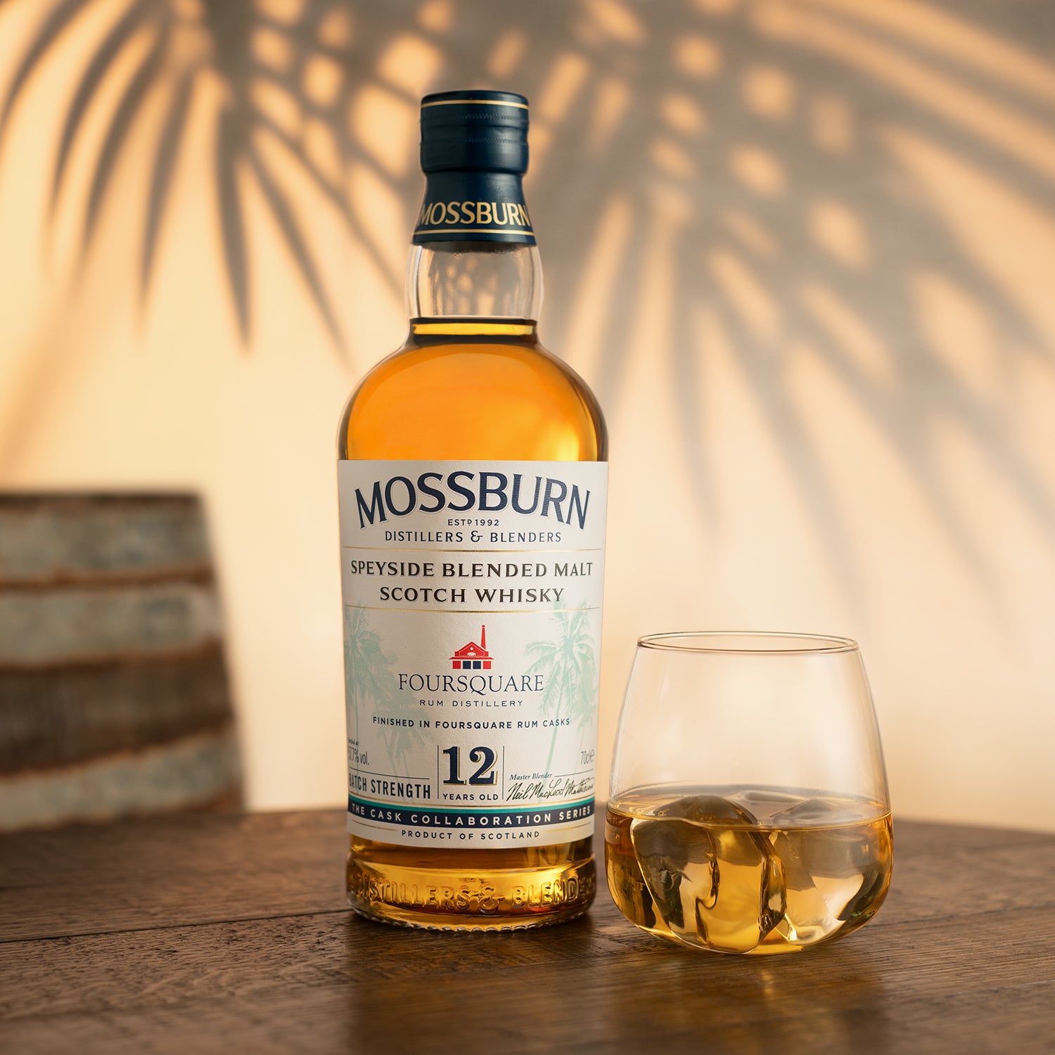 Mossburn Cask Collaboration Foursquare Rum Finish Whisky 12J