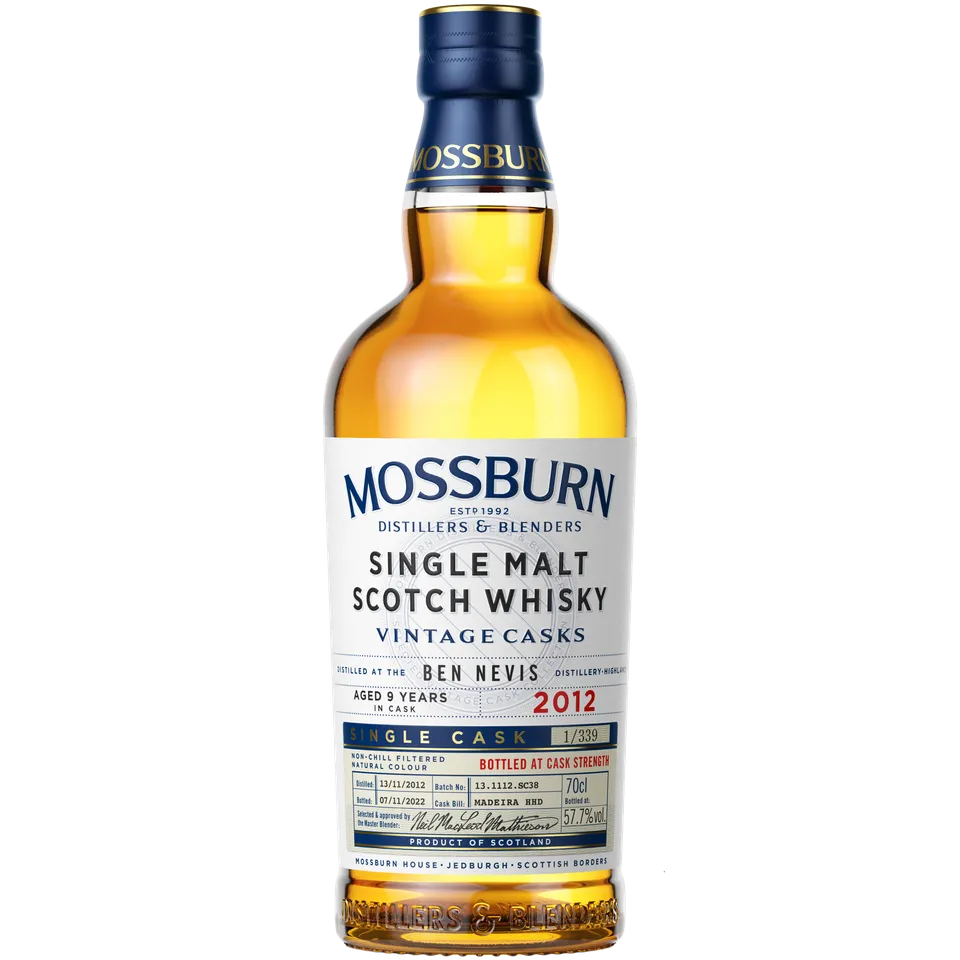 Mossburn Single Cask Ben Nevis 2012 Whisky Madeira Finish