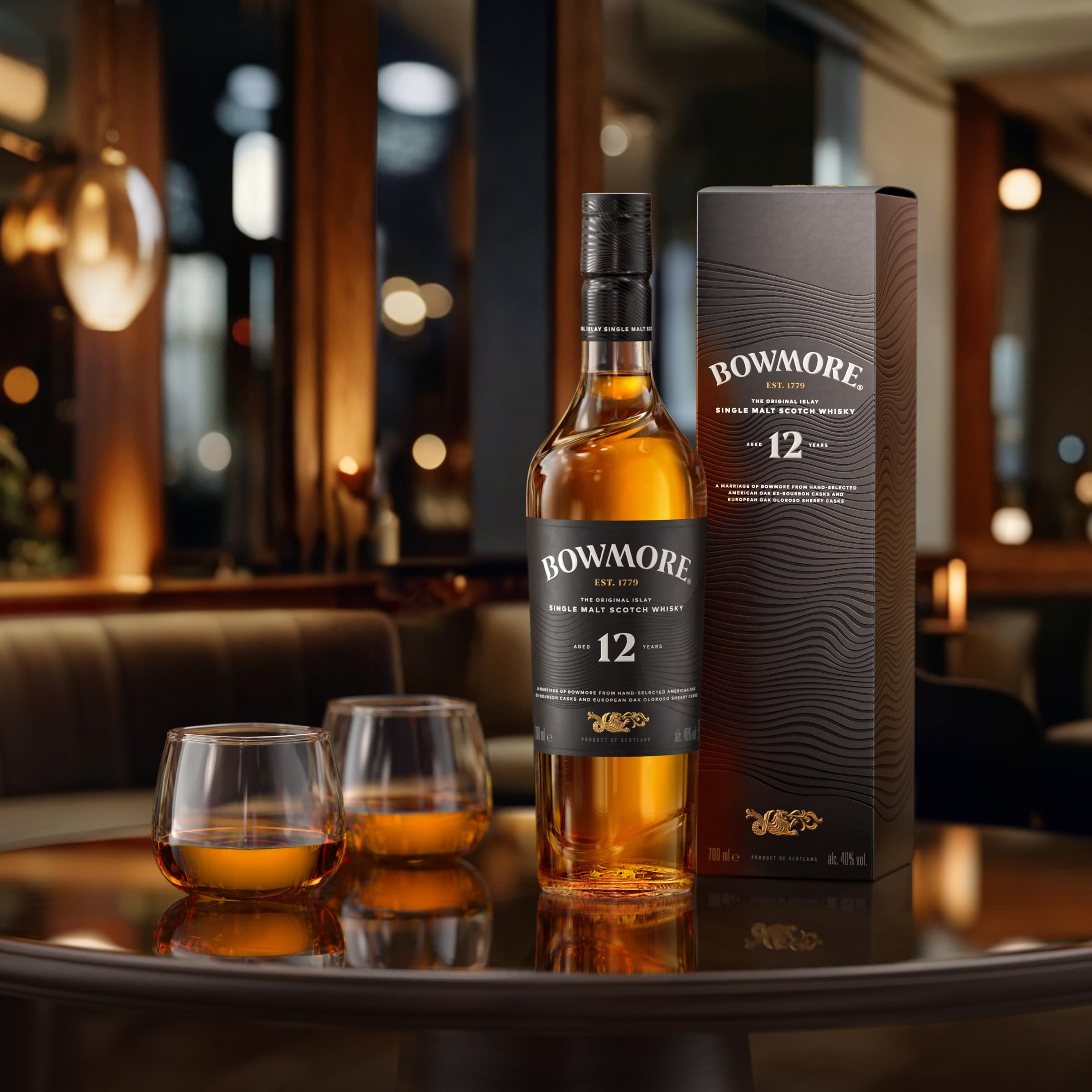 Bowmore 12 Jahre Islay Single Malt Whisky 0,7l rauchig