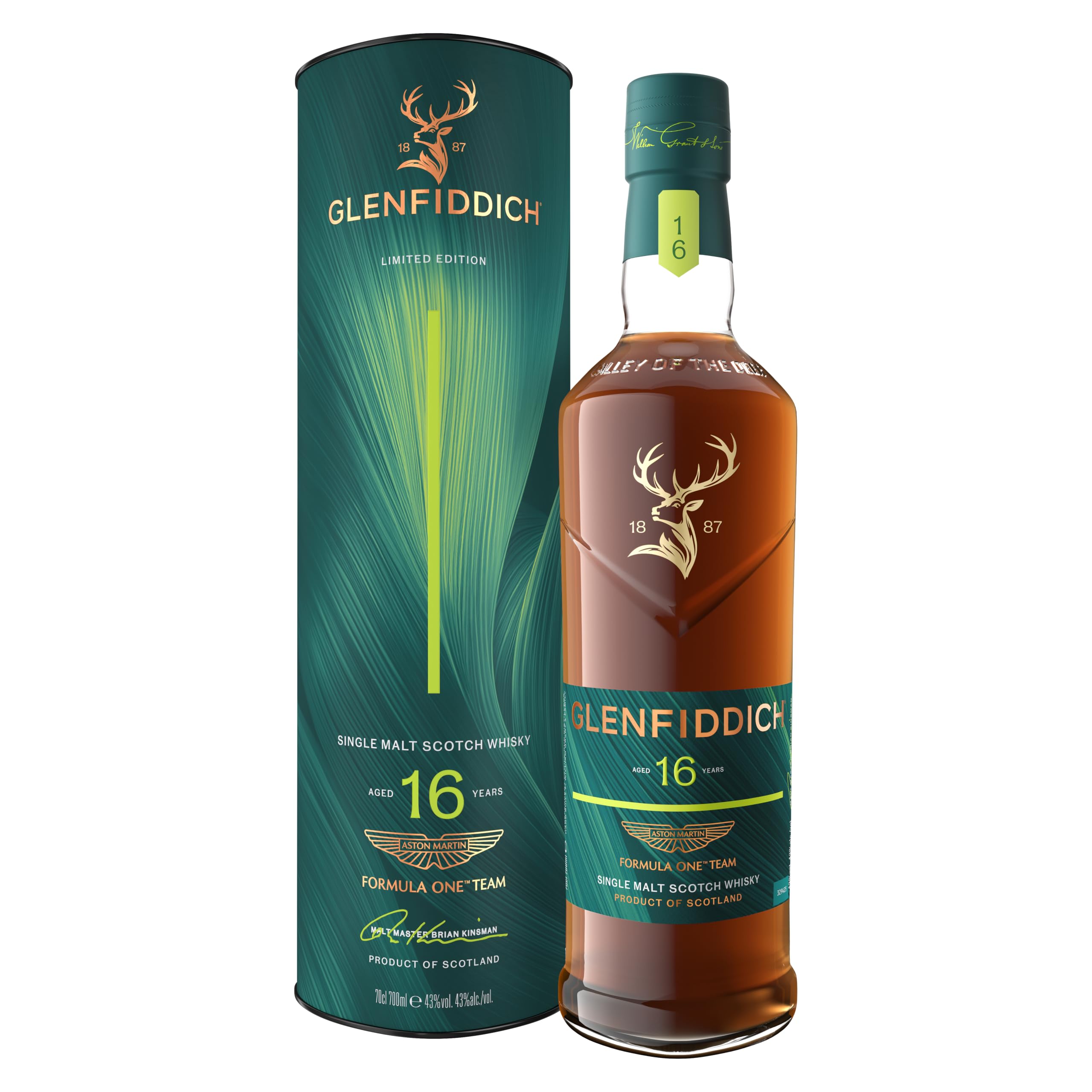 Glenfiddich 15 Jahre Solera Whisky 0,7l Geschenkbox honig