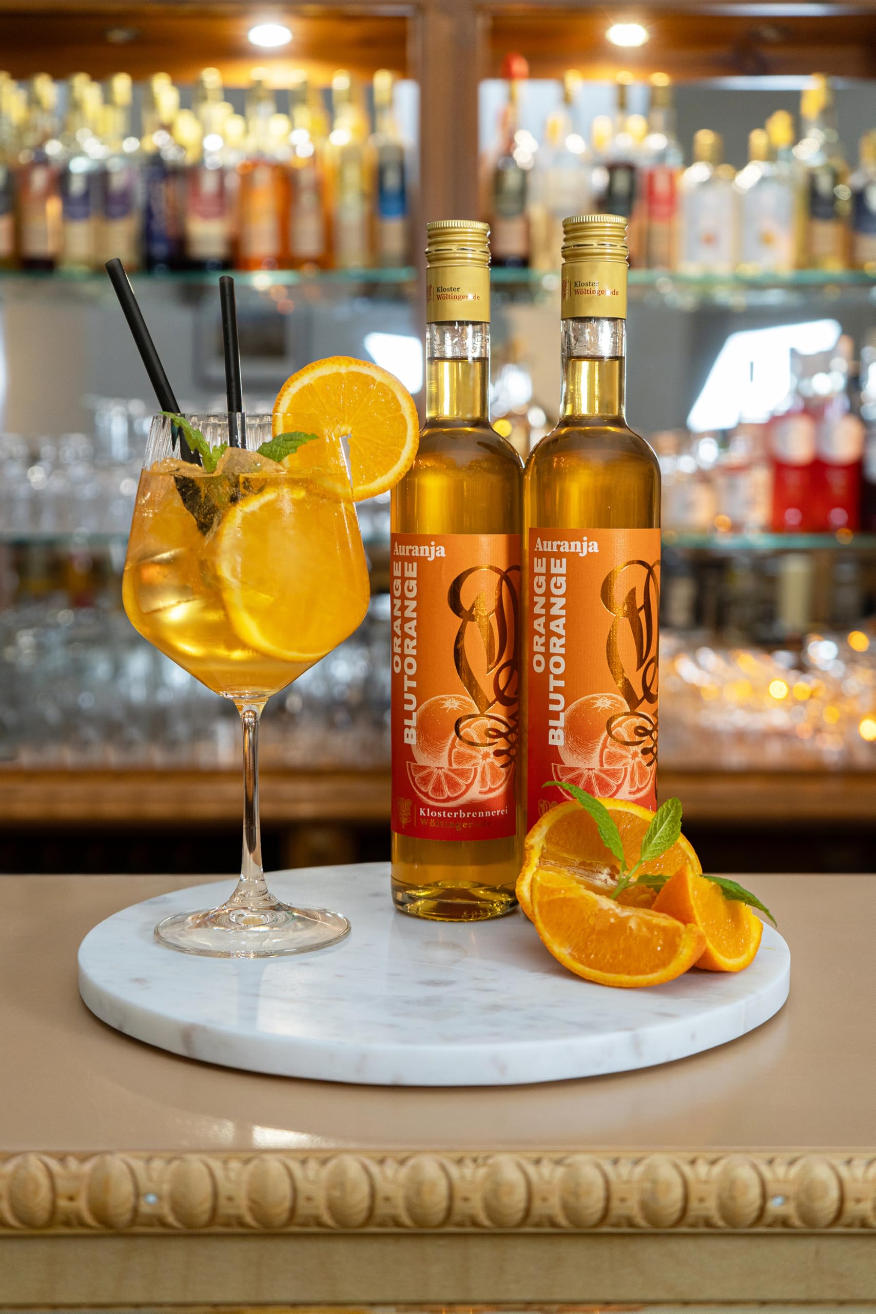 Auranja Orange Blutorange Likör 0,5l Zitrus