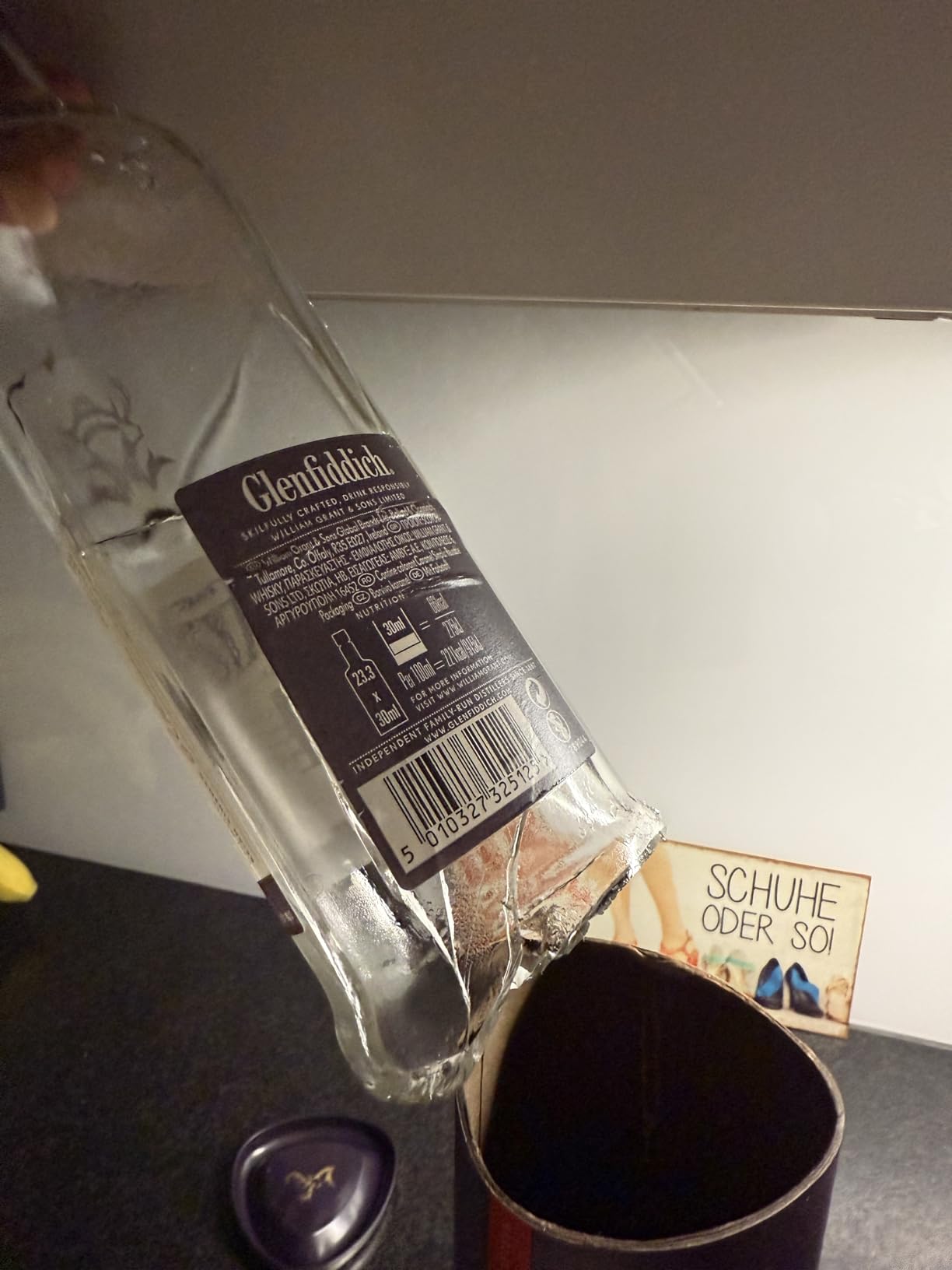 Glenfiddich 15 Jahre Solera Whisky 0,7l Geschenkbox honig