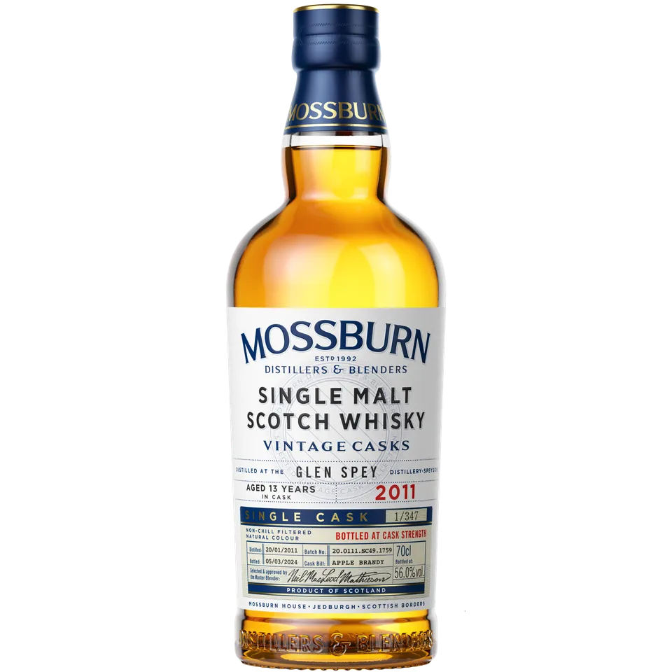 Mossburn Single Cask Glen Spey 2011 Whisky Apple Brandy Finish