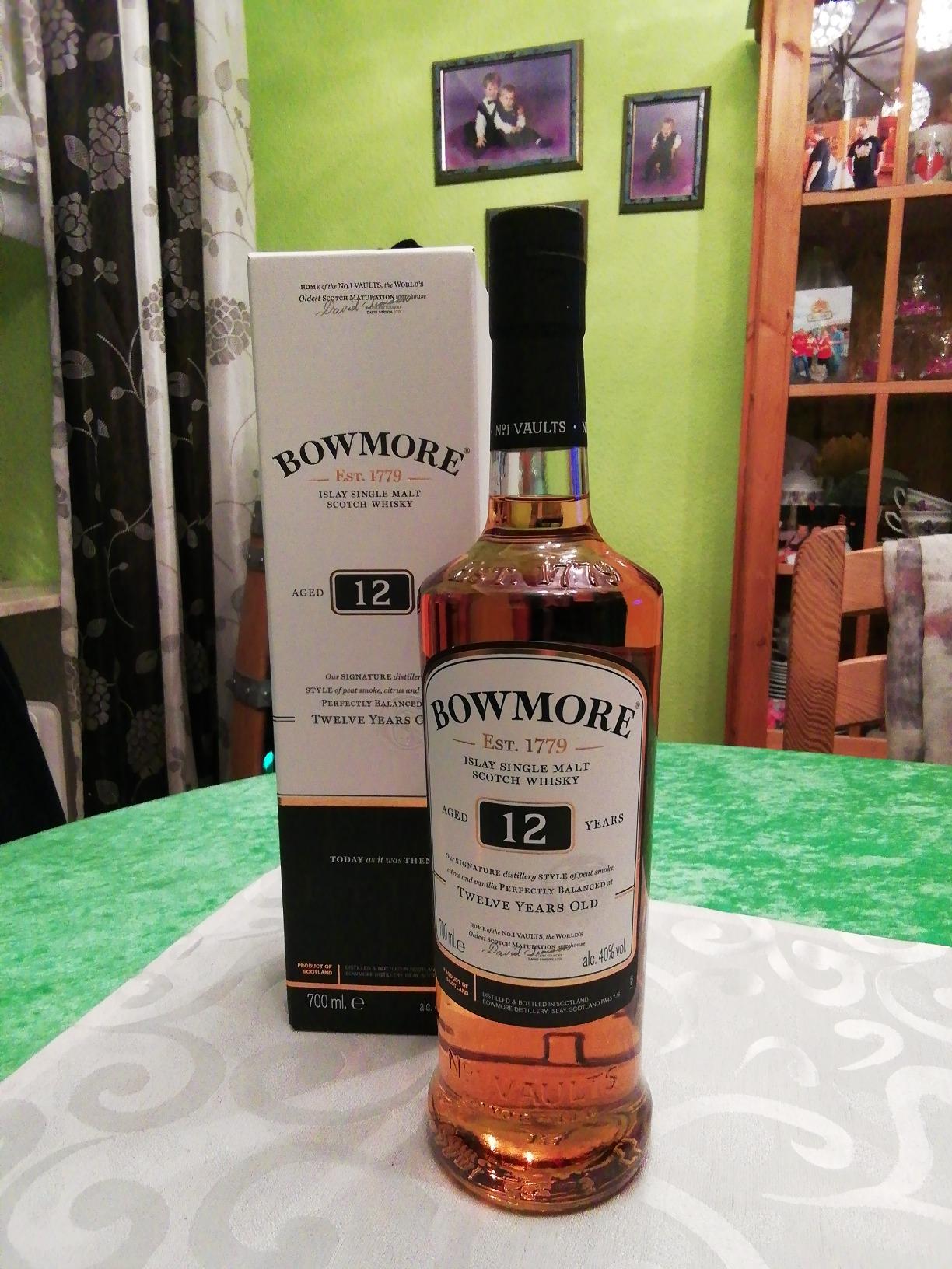 Bowmore 12 Jahre Islay Single Malt Whisky 0,7l rauchig