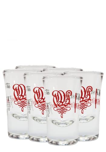 Wöltingerode Pinnchen Shotglas 2cl 6er Pack Glas