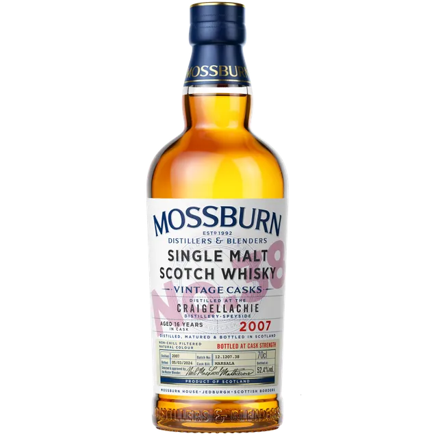 Mossburn Vintage Casks No 38 Craigellachie 2007 Whisky Marsala