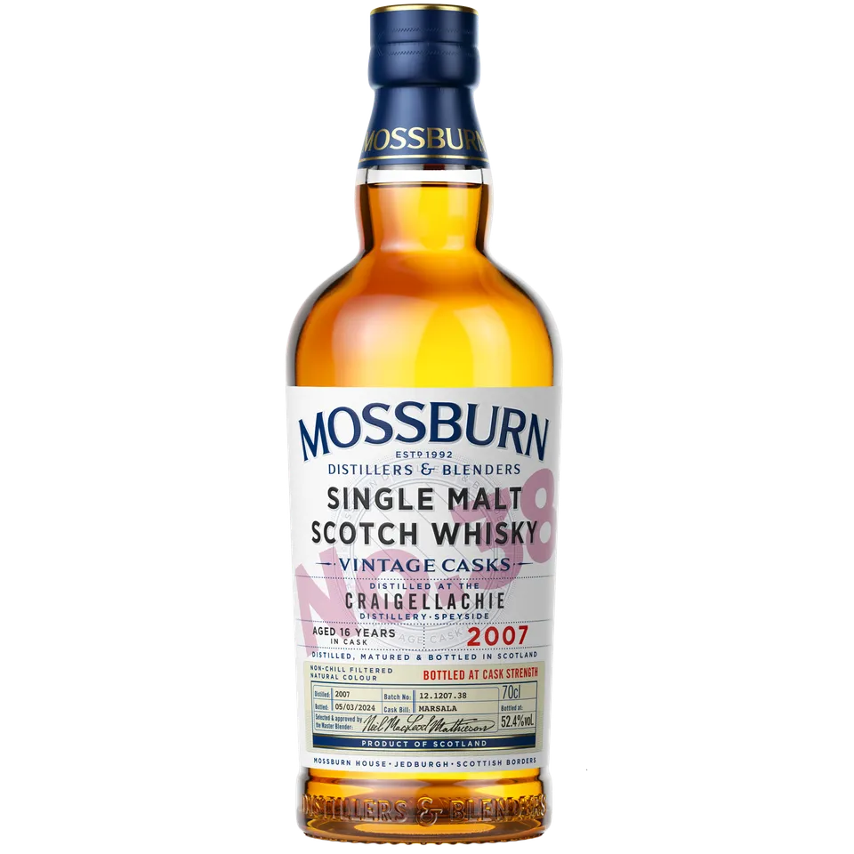 Mossburn Vintage Casks No 38 Craigellachie 2007 Whisky Marsala