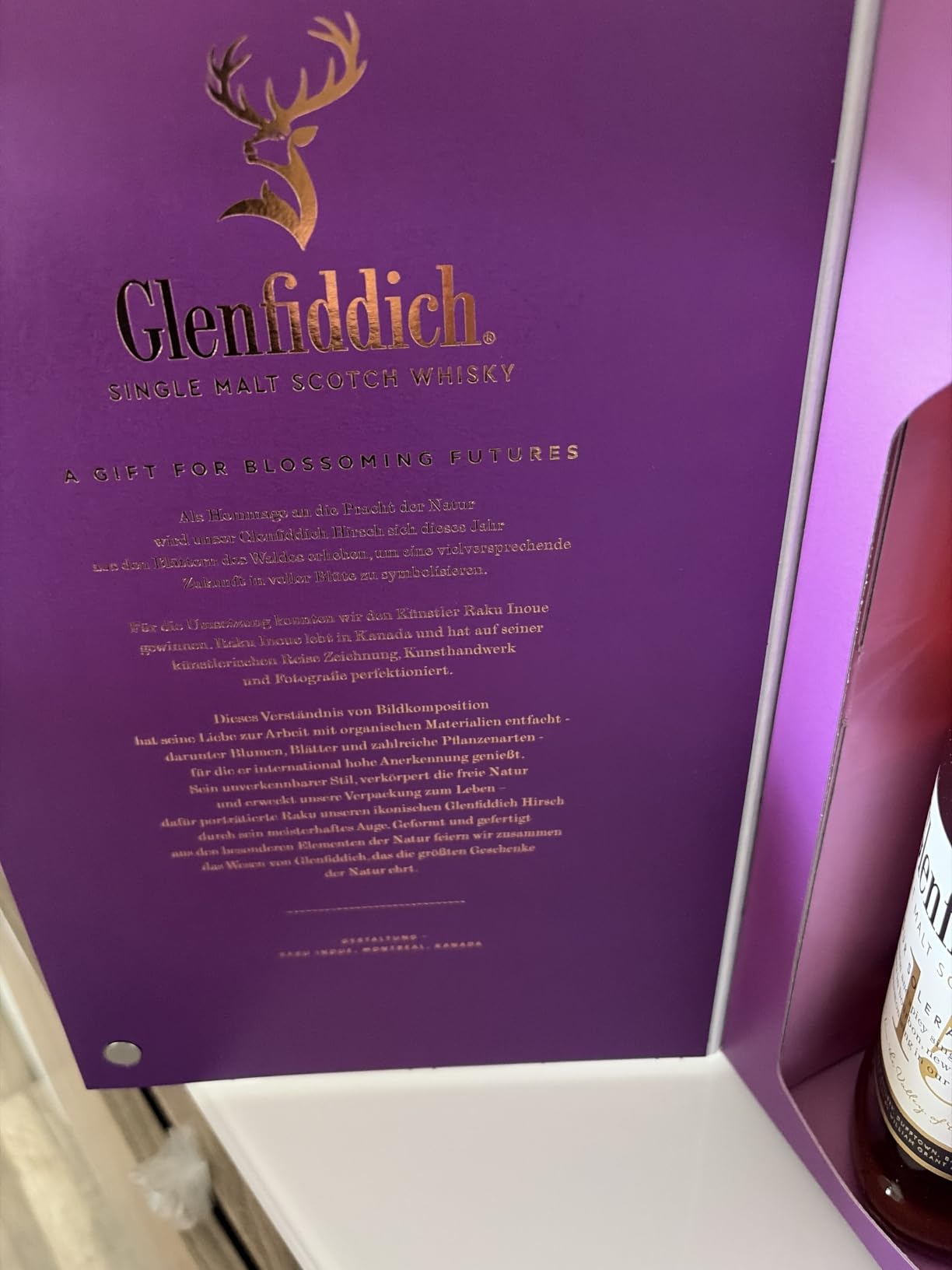 Glenfiddich 15 Jahre Single Malt Whisky Geschenkset 0,7l mit Gläsern