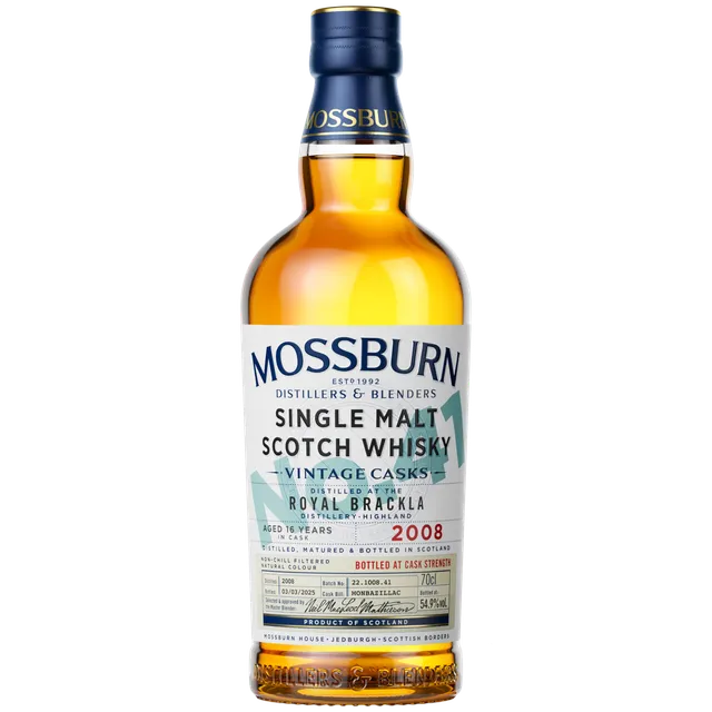 Mossburn No 41 Royal Brackla 2008 Single Malt Whisky Monbazillac