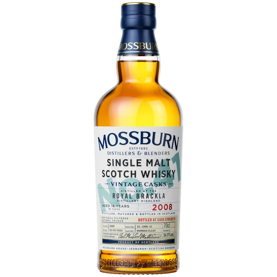 Mossburn No 41 Royal Brackla 2008 Single Malt Whisky Monbazillac