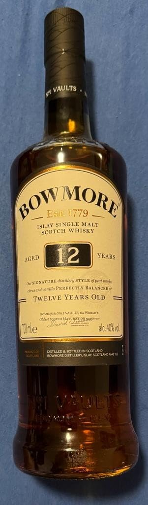 Bowmore 12 Jahre Islay Single Malt Whisky 0,7l rauchig