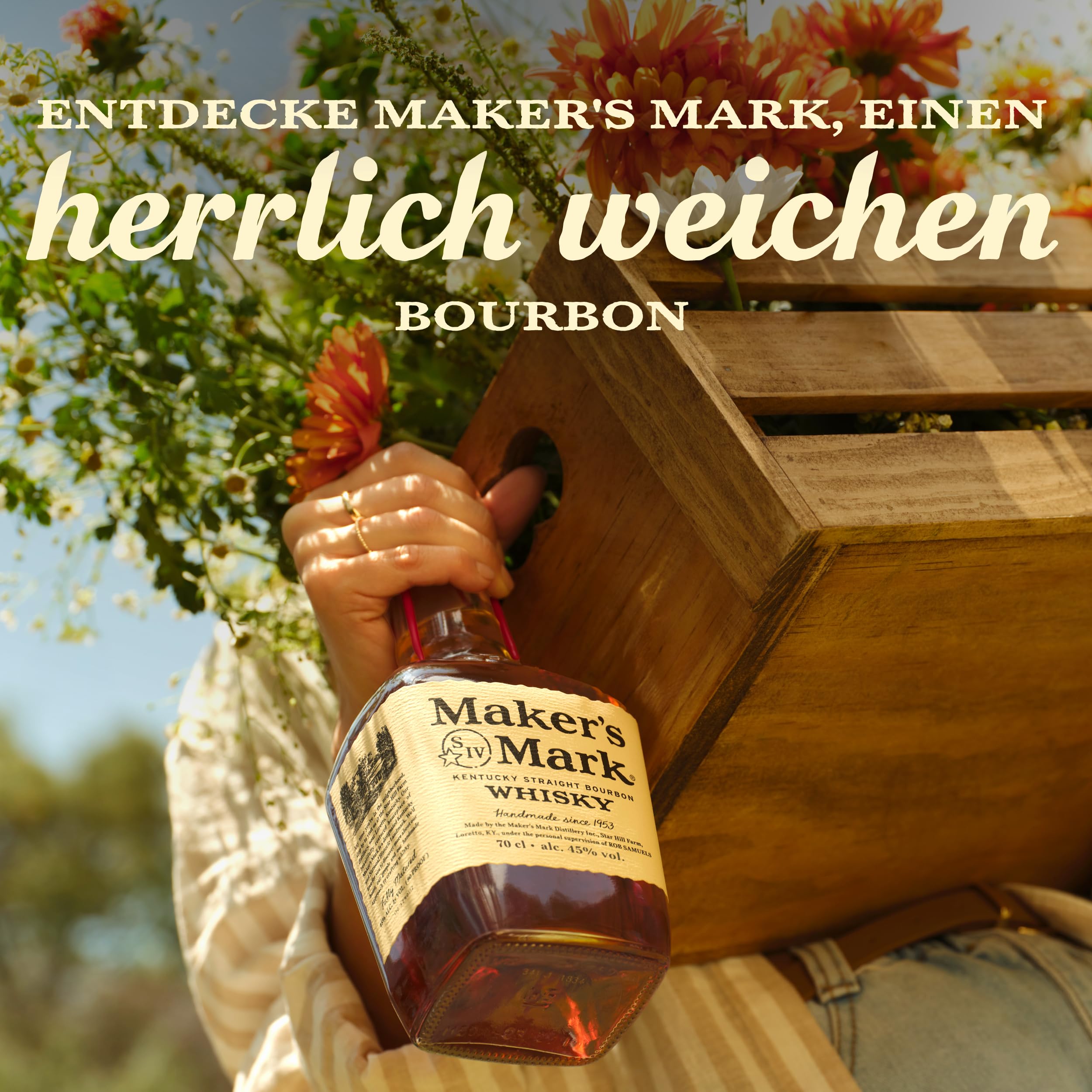 Maker's Mark Kentucky Straight Bourbon Whisky 0,7l mild